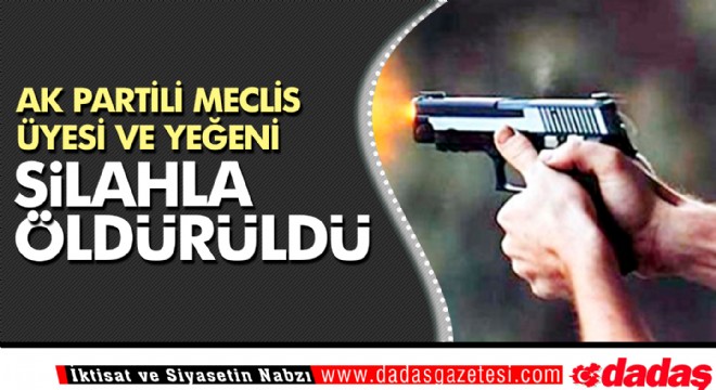 AK Partili meclisi üyesi ve yeğeni silahla öldürüldü 